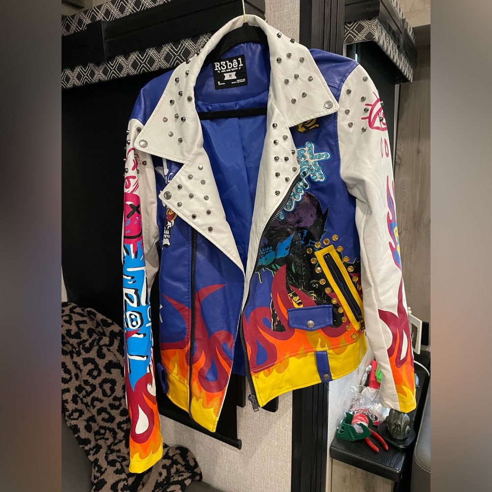 Rebel Jacket Rare / Vintage Fuel Your Passion Size M R3bel